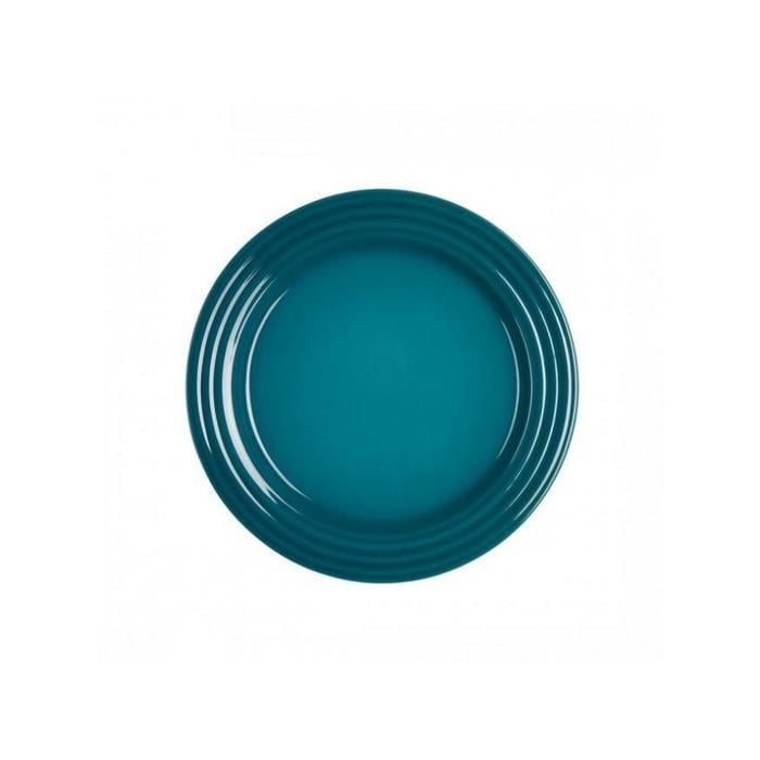 Тарелка для завтрака Le Creuset лазурь Deep Teal 21,8 см