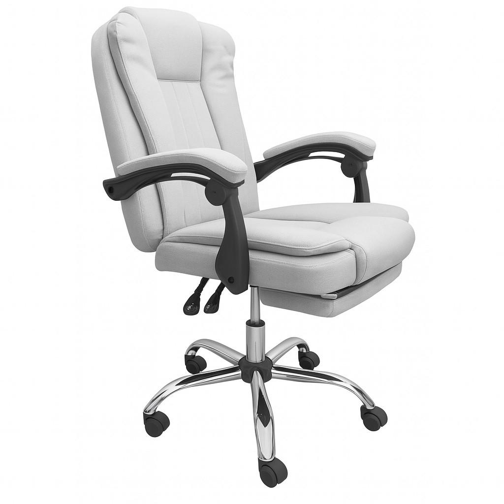 Офисное кресло BOSS KO22SZ VIP Premium с массажной подушкой с подножкой Серый (17360) - фото 3 Офисное кресло BOSS KO22SZ VIP Premium с массажной подушкой с подножкой Серый (17360) - фото 3