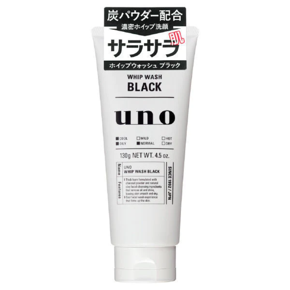 Пенка себорегулирующая для умывания мужской кожи FINETODAY Uno Whip Wash Black 130 г (2834488563)