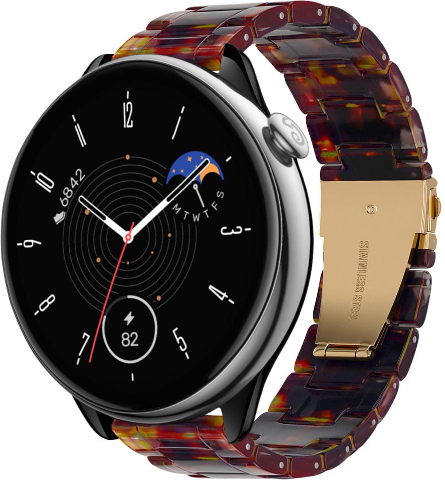 Ремінець із Cмоли Resin для Amazfit GTR Mini Orange Black (33647-47)
