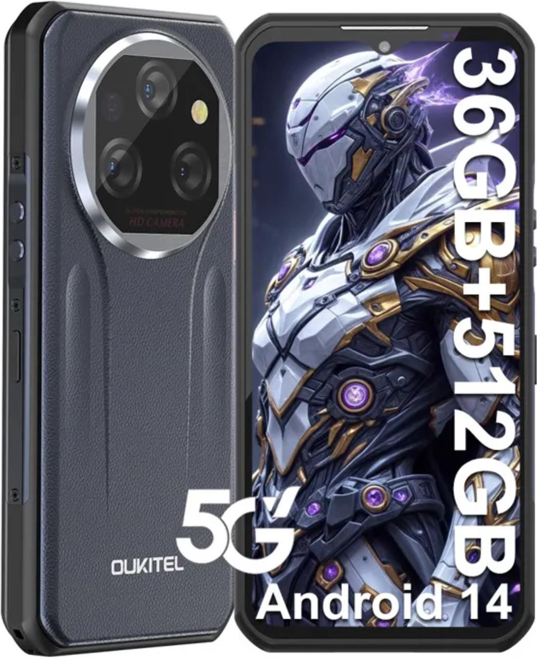 Смартфон Oukitel WP39 Pro 5G 12/512 Гб Global Version Black (2612916415)