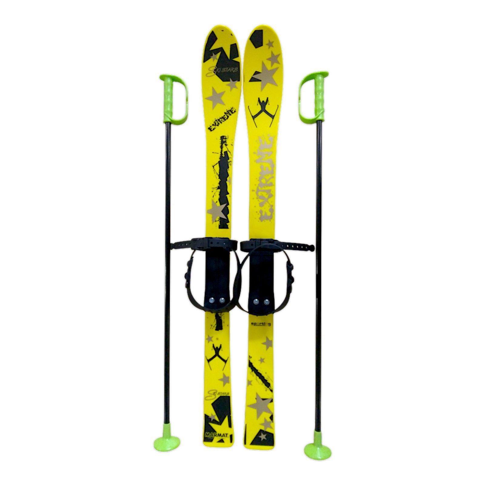 Набір лижний дитячий Marmat 90 см Жовтий (11272) - фото 3