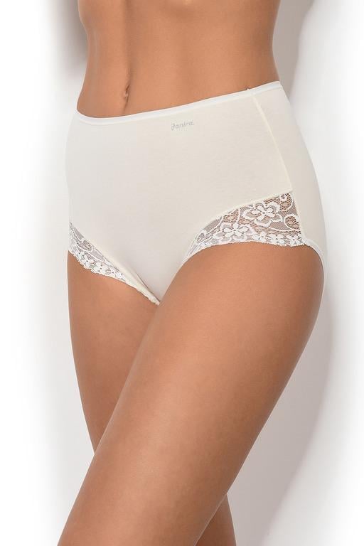 Трусики бавовняні Janira з високою посадкою 2 шт. XL Ваніль (31398-ваніль)