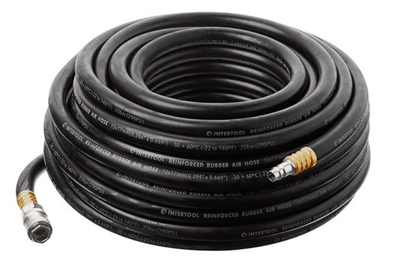 Шланг високого тиску Intertool-Storm гумовий 20 м x 10 x 17 мм (PT-1735) Шланг високого тиску Intertool-Storm гумовий 20 м x 10 x 17 мм (PT-1735)