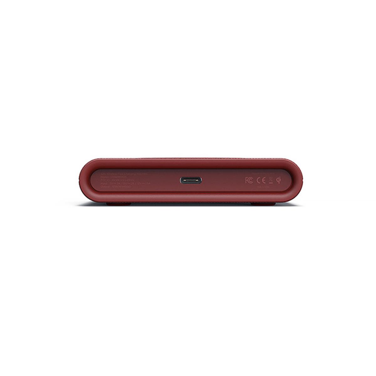 Бездротовий зарядний пристрій iOttie iON Wireless Fast Charging Pad Mini Red (CHWRIO103RD) - фото 2