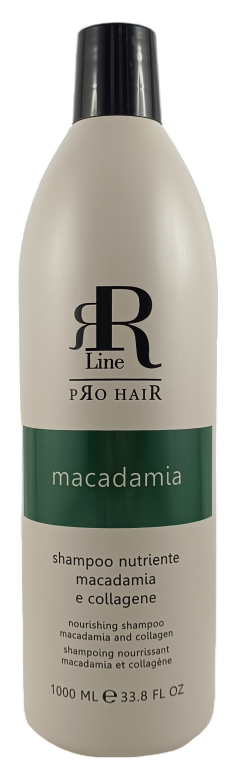Шампунь для волос RR Line Macadamia Star с маслом макадамии и коллагеном1 л