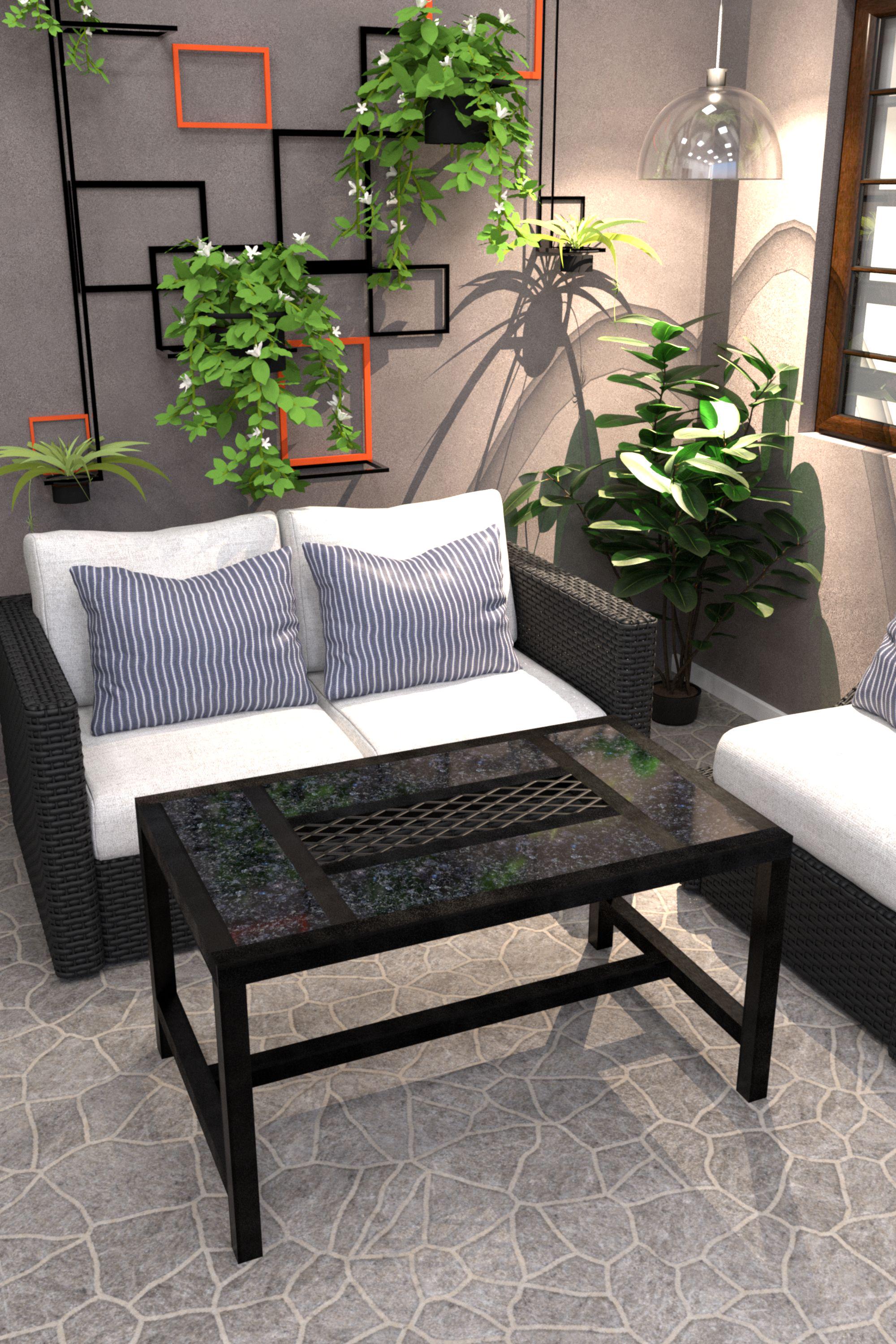 Журнальний столик EcoLoft Лабро DSP-1254 в стилі лофт (DSP-1254)