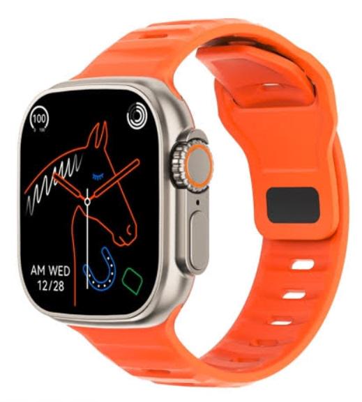 Умные часы мужские Uwatch DT8 Atmo Ultra Orange