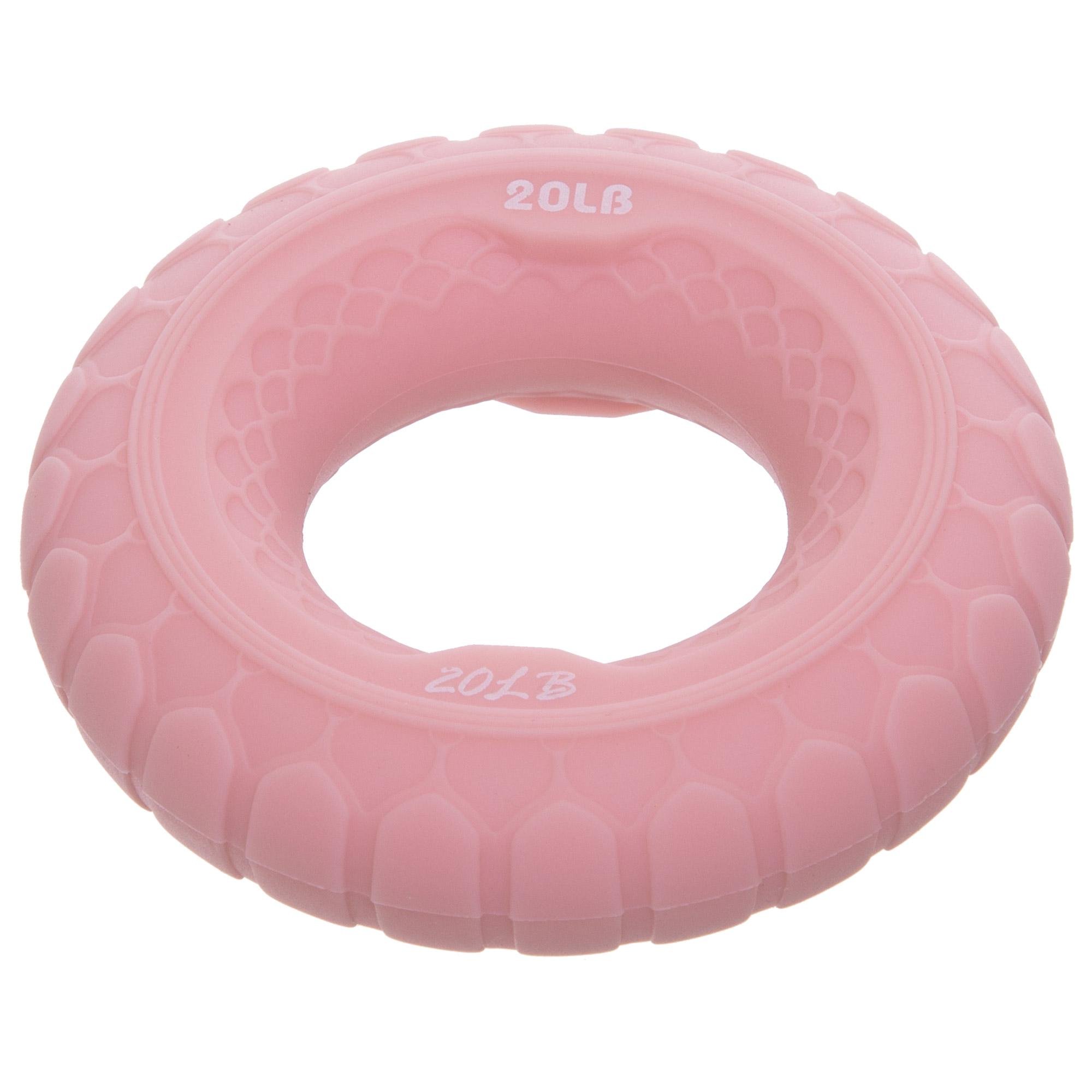 Эспандер кистевой Jello Кольцо нагрузка 9-23 кг Пудровый (FI-3813) - фото 1