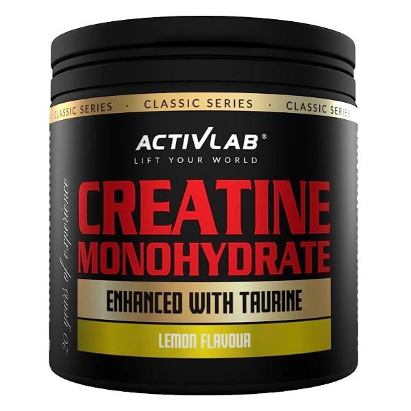 Креатин моногидрат ACTIVLAB Classic Series Creatine Monohydrate Enhanced With Taurine 300 г/50 servinгs Lemon (000024696)