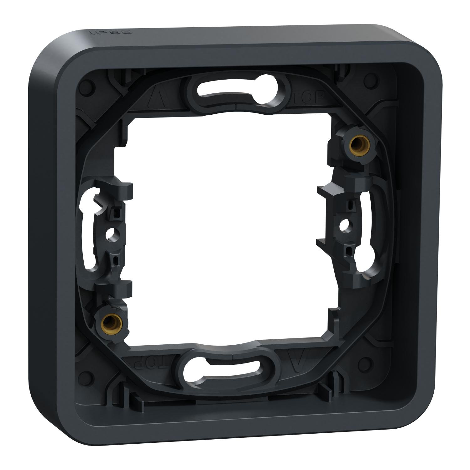 Рамка Schneider Electric одноместная без винтов IP55 PC Mureva Styl Schneider Electric Черная (MUR34107)