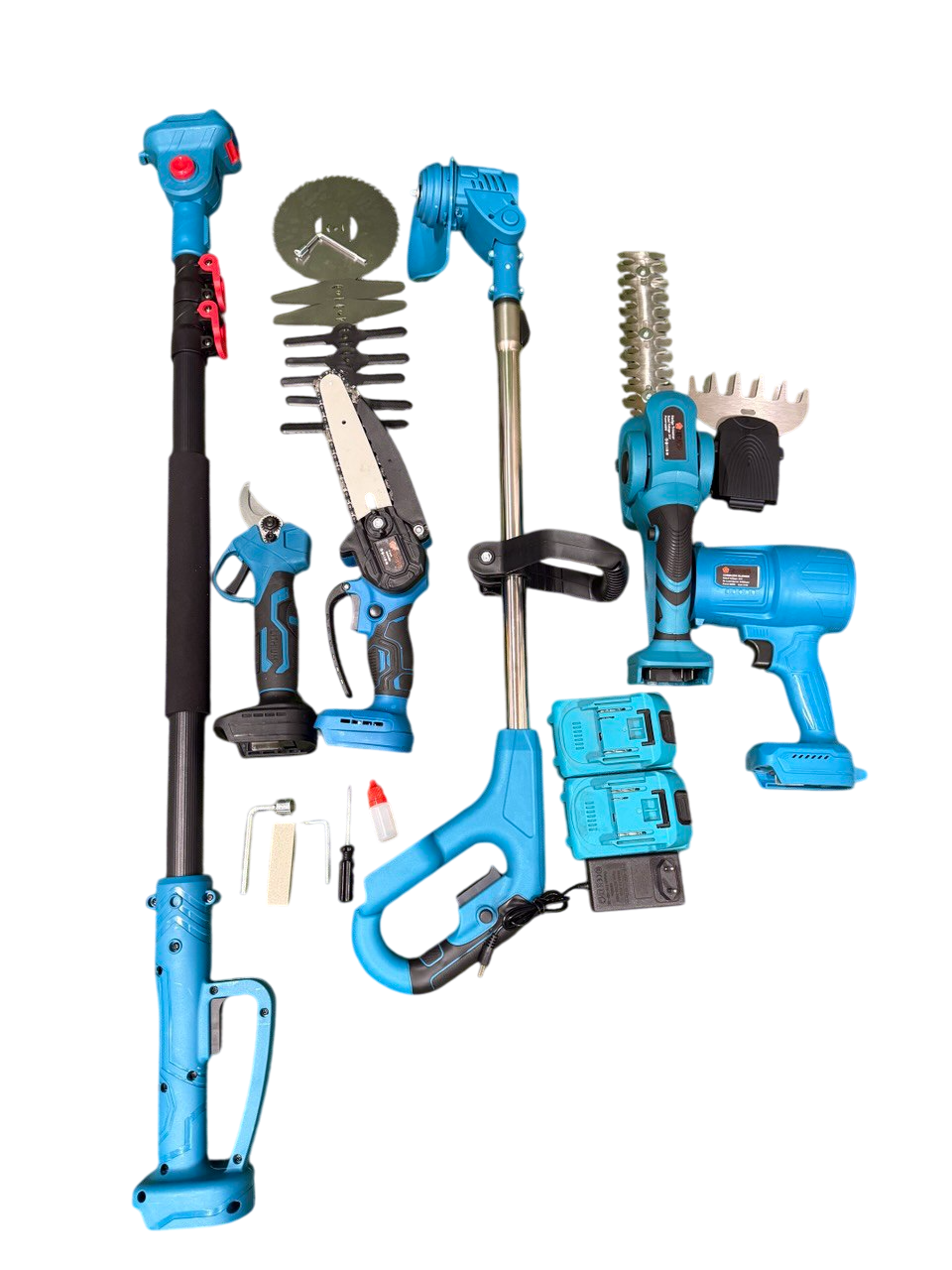 Набір акумуляторний Krafftec 48 V Секатор/Пила/Коса/Повітродувка/Подовжувач/Кущоріз (30069949) - фото 3