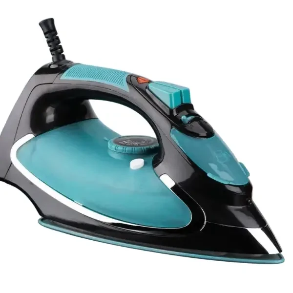 Утюг паровой Domotec MS 1193G керамическая подошва вертикальное отпаривание Черный/Синий (2734169243)