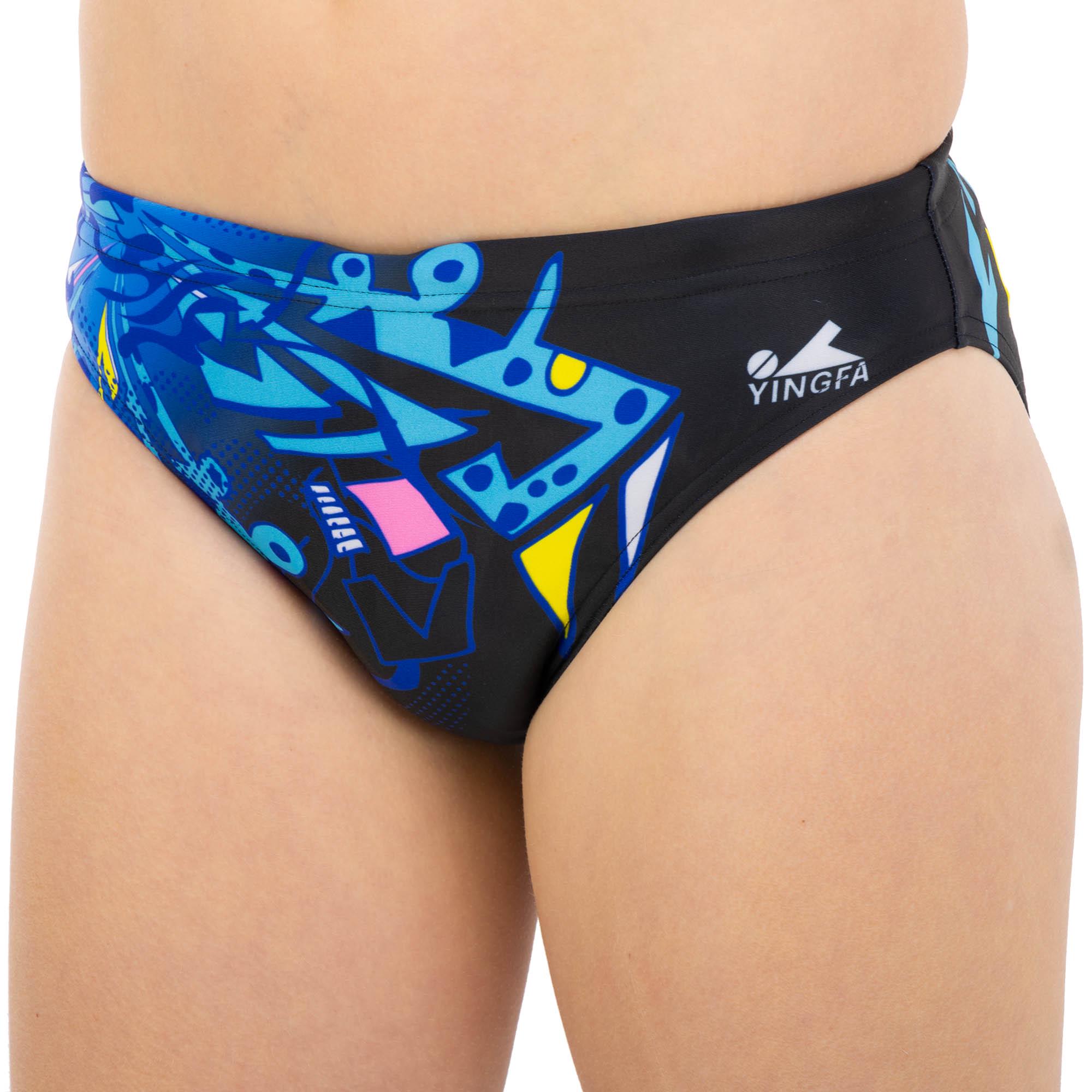 Плавки мужские классические для плавания YINGFA 9647 S Голубой (9647_Сине-черный_S_(150-155с) - фото 1 Плавки мужские классические для плавания YINGFA 9647 S Голубой (9647_Сине-черный_S_(150-155с) - фото 1