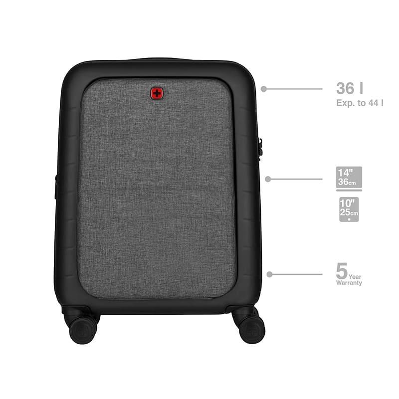 Валіза на 4-х колесах Wenger Syntry 14" 36 л Black (610163) - фото 8 Валіза на 4-х колесах Wenger Syntry 14" 36 л Black (610163) - фото 8