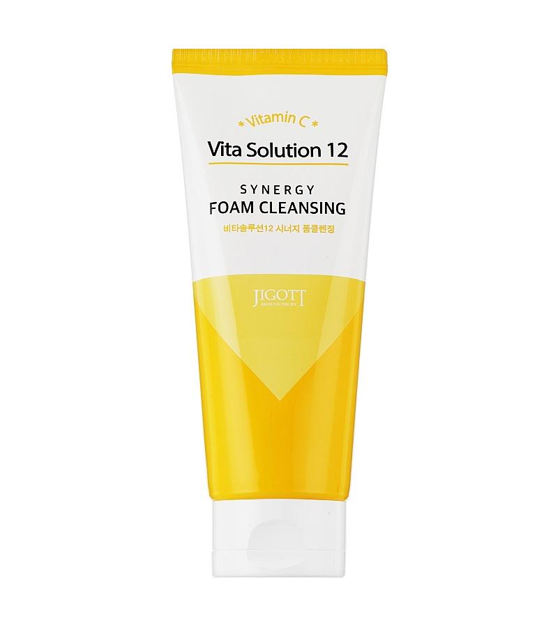 Маска для обличчя оздоровлююча нічна Jigott Vita Solution 12 Synergy Sleeping Pack 180 мл (8809541281839)