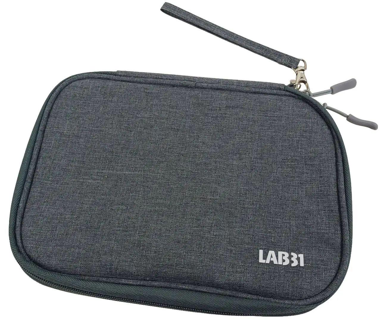 Сумка-чохол Lab31 для кабелів/зарядних пристроїв Темно-сІрий (8718964194506)