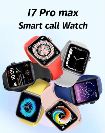 Смарт-часы Smart Watch I7 Pro Max пульсометр Розовый - фото 16