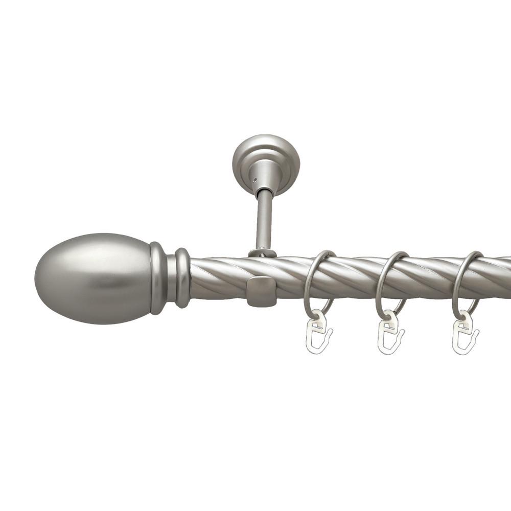 Карниз Orvit Билуно однорядный скрученный 25 мм 200 см Сатин (00-00023401)