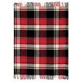 Плед вовняний вовняний 140х200 см Червоний - фото 3