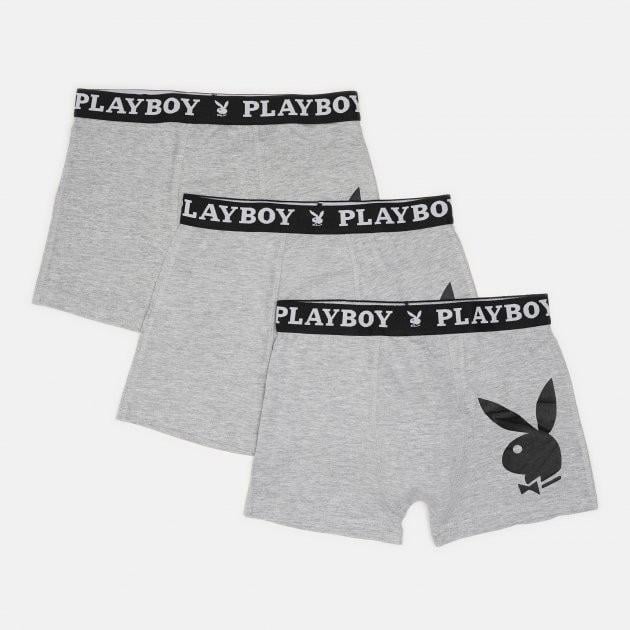 Набір труси-боксери PLAYBOY ANNYA BOXERSHORT S Сірий (ANNYA-36 S)