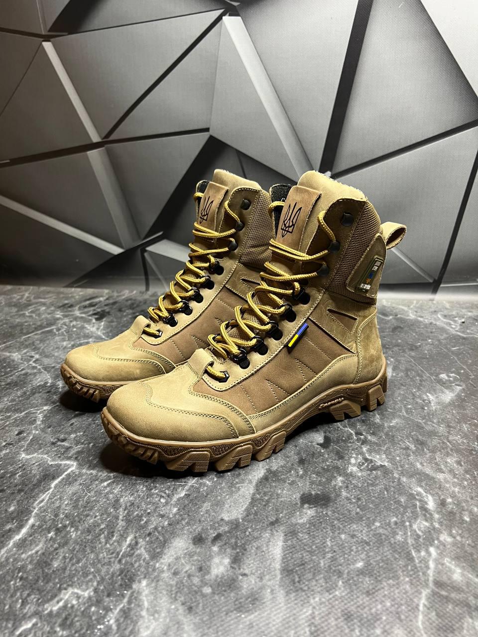 Берці зимові чоловічі з хутром р. 41 Койот