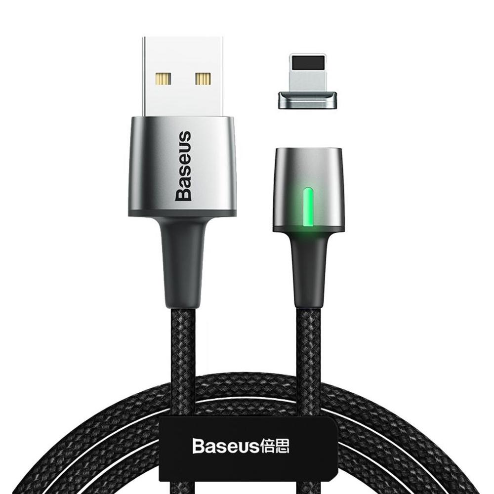 Кабель Baseus Zinc Magnetic Cable USB For iP 2,4A 1 м Black