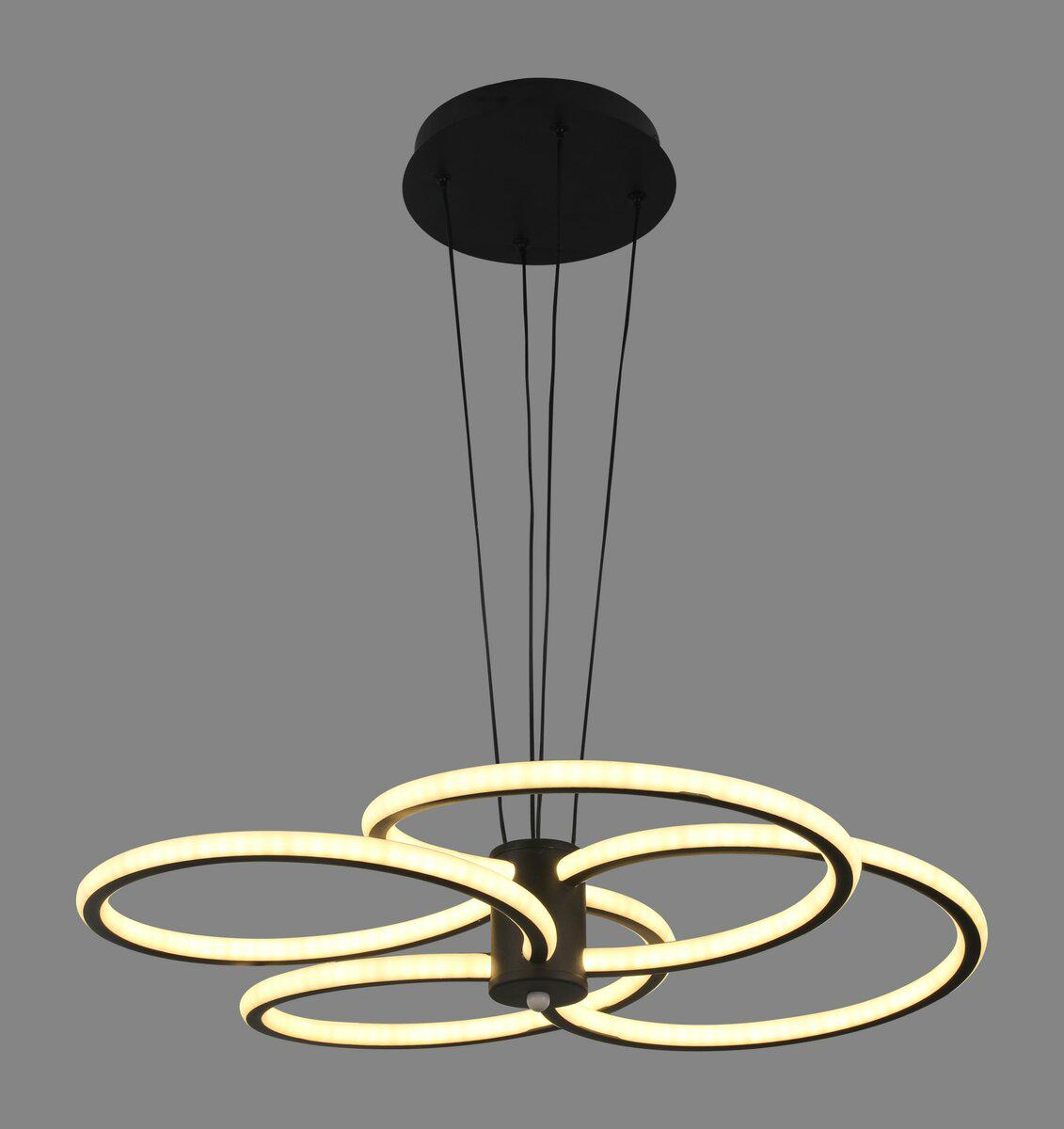 Люстра подвесная светодиодная Light House SRS-19632 BK 104W Черный