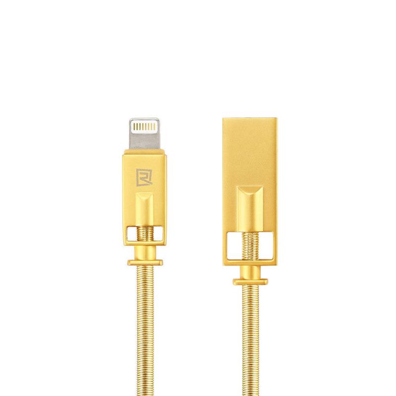 Кабель Remax RC-056i USB Lightning Royalty 1 м Золотой (6954851261728)