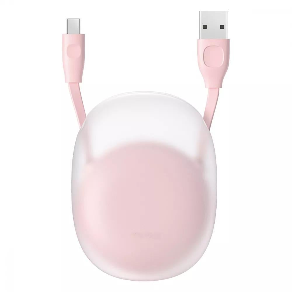 Кабель BASEUS CATRN-24 Lets Go Little Reunion One-Way Stretchable Type-C 2A 100см