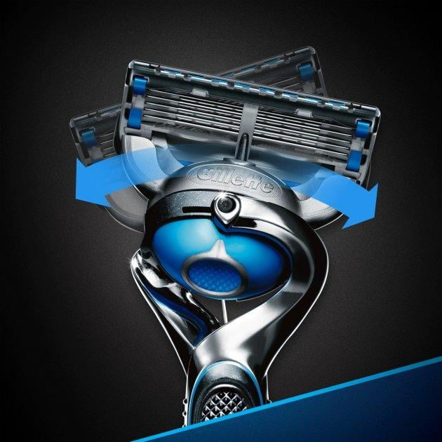 Картриджи сменные для бритья мужские Gillette Fusion5 ProShield Chill 4 шт. (8056862) - фото 7