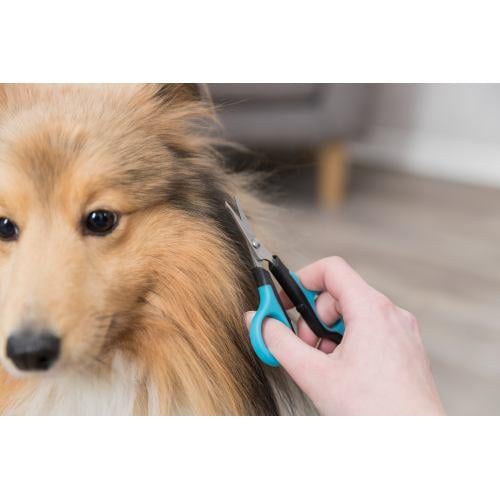 Ножницы Trixie для морды и лап/ с закругленными концами 8 см - фото 3