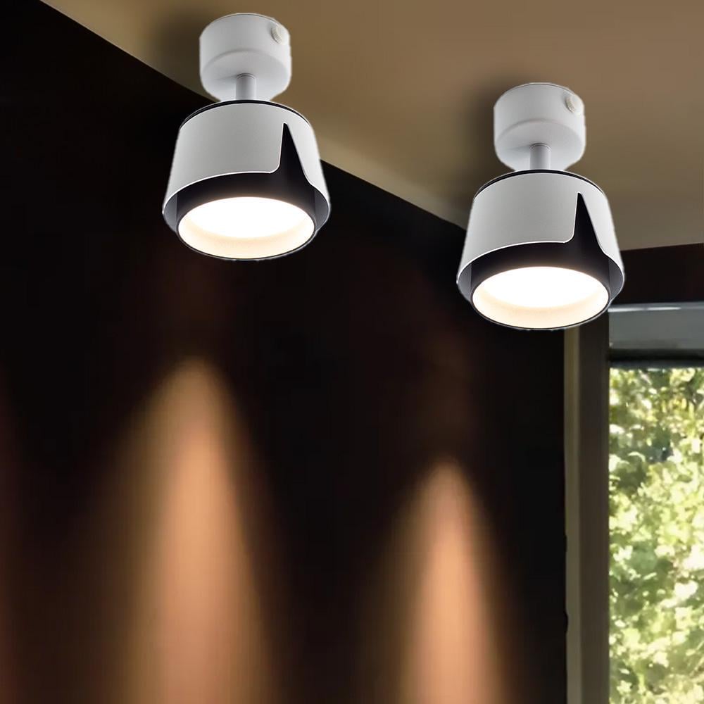 Світильник точковий ESLLSE TELA R DL GX53 100x135 мм Біло-чорний (10530) - фото 7 Світильник точковий ESLLSE TELA R DL GX53 100x135 мм Біло-чорний (10530) - фото 7