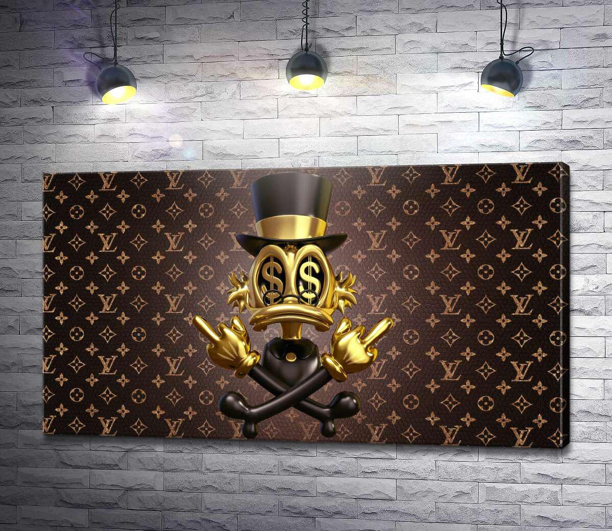 Картина ArtPoster Золотий піратський образ Скруджа Макдака 100x56 см Модуль №1 (004479)