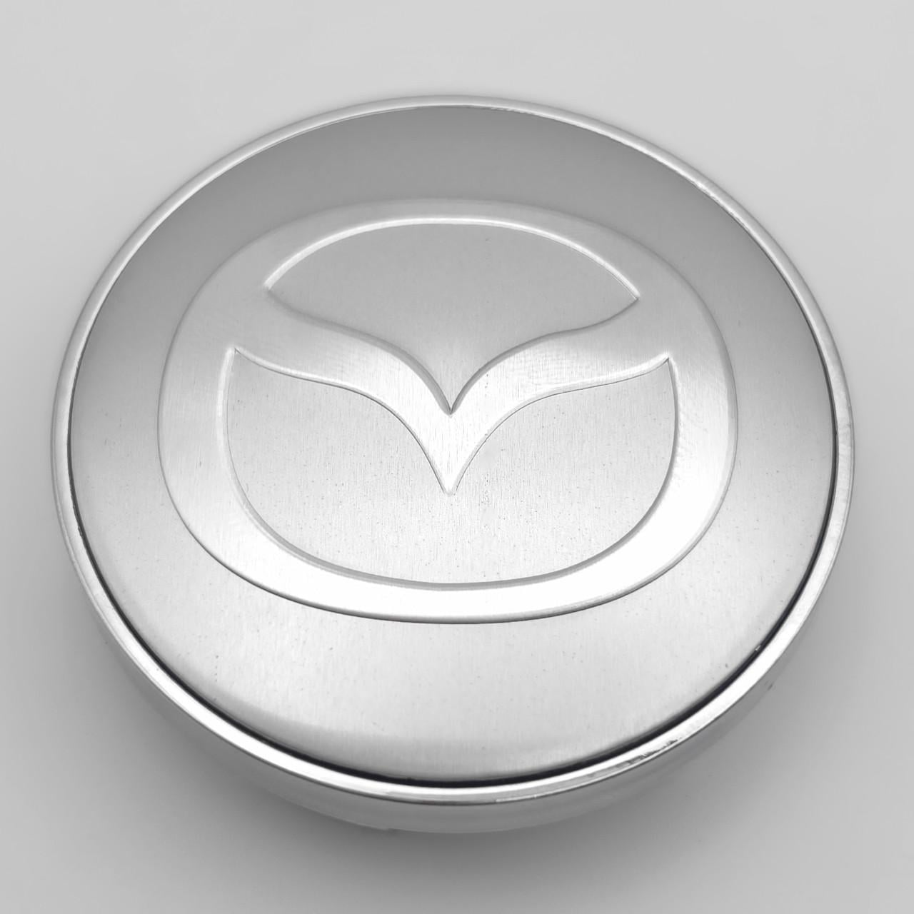 Колпачок заглушка ступицы колеса Mazda 60 мм Хром (3007927767)