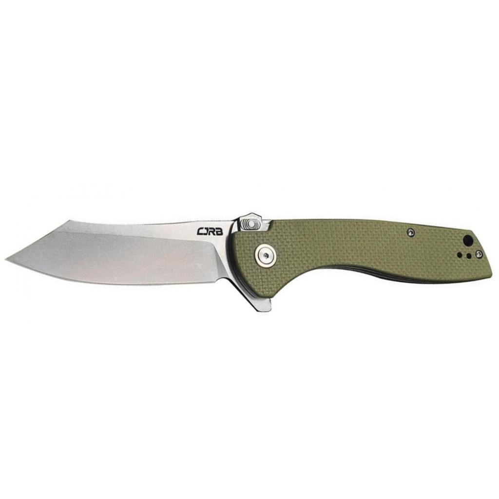 Ніж складаний мисливський CJRB Kicker SW D2 G10 Olive (m381018)