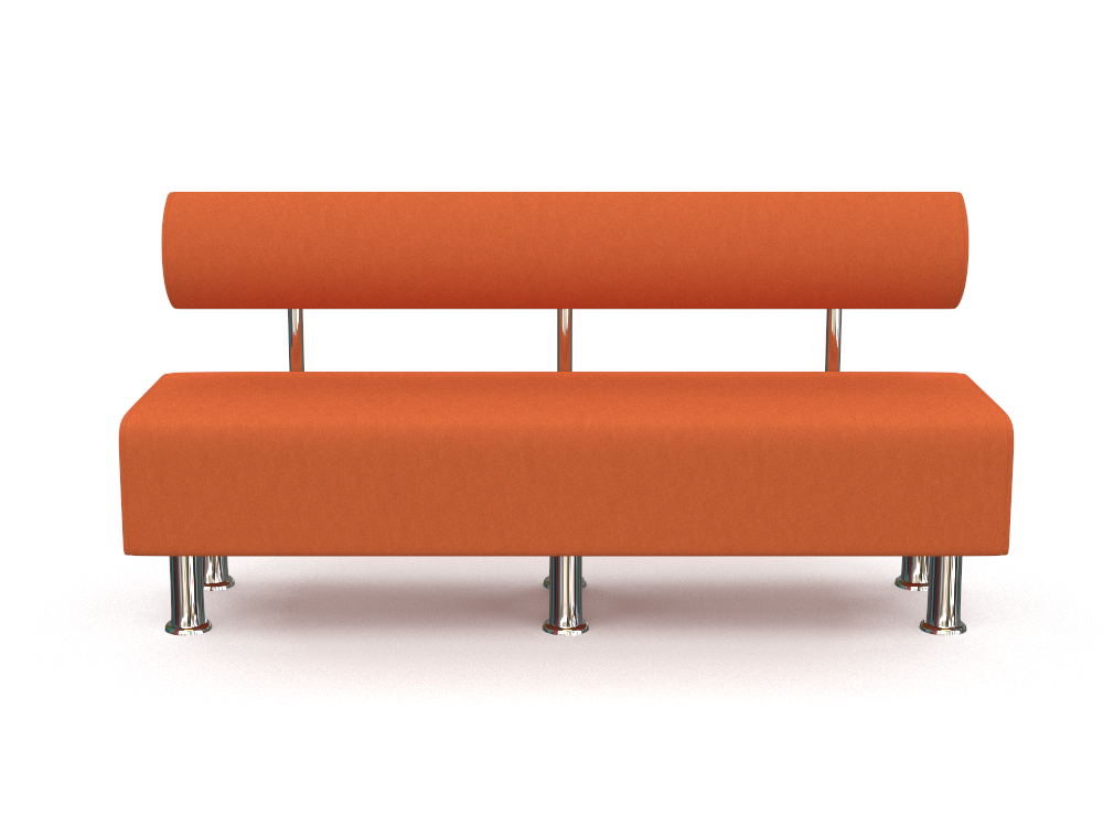 Диван офісний Relax Junior LX 2218 прямий Помаранчевий (28517686)