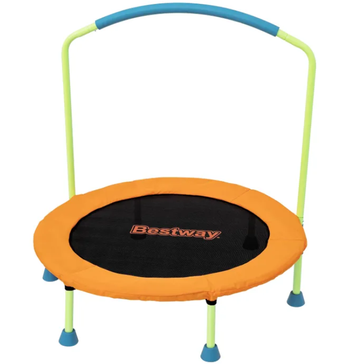 Батут круглый Bestway 59100 каркасный 91х96 см Оранжевый (59100 BW)