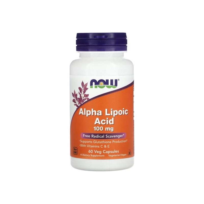Альфа-липоевая кислота NOW ALPHA LIPOIC ACID 100 mg 60 капс. (2940) Альфа-липоевая кислота NOW ALPHA LIPOIC ACID 100 mg 60 капс. (2940)