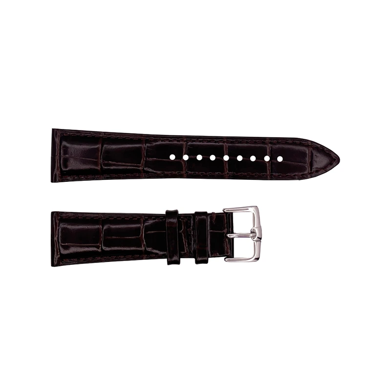 Ремінець шкіряний Premium 24х22 мм Brown (3737) Ремінець шкіряний Premium 24х22 мм Brown (3737)