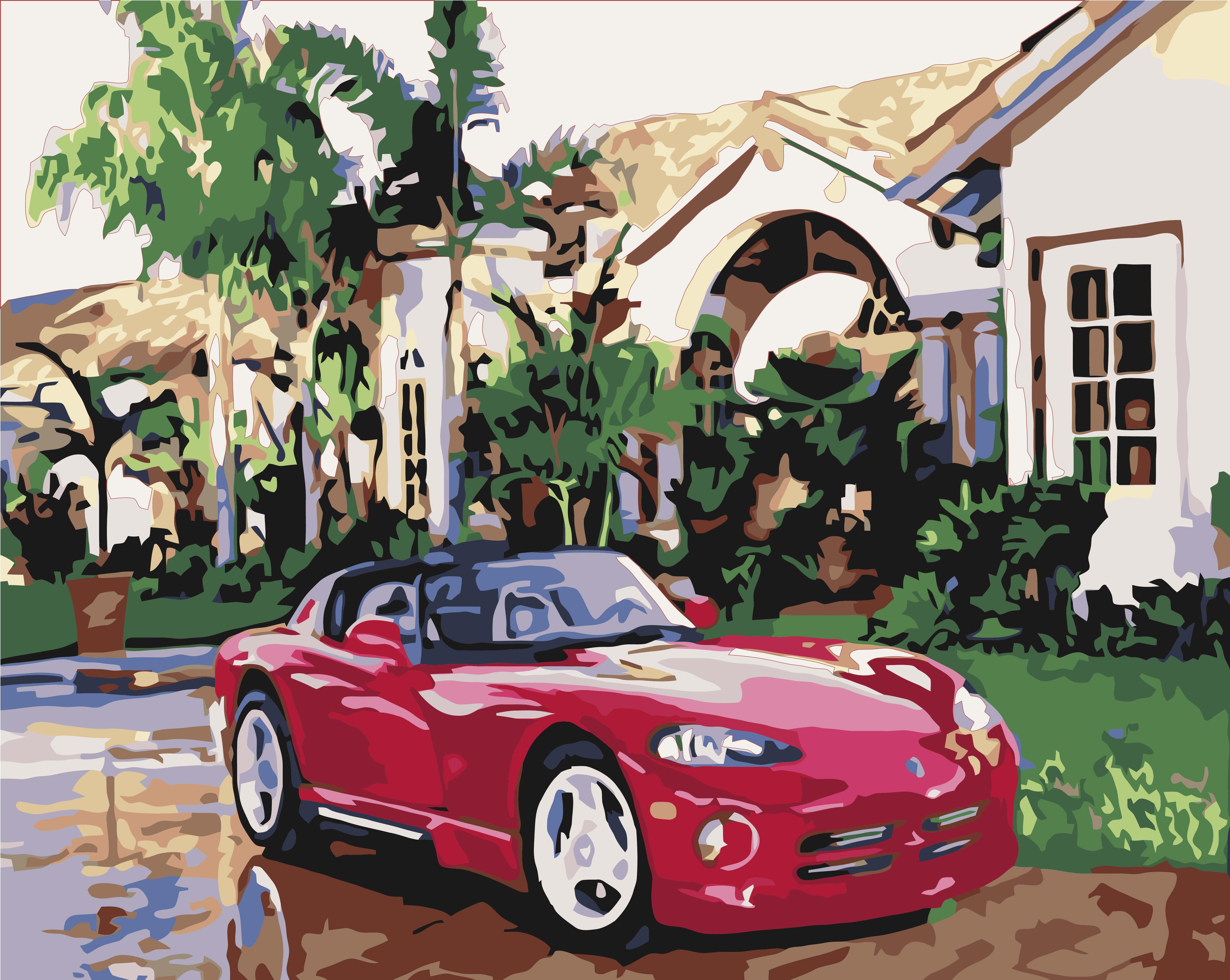 Картина по номерам Идейка Роскошная жизнь 40х50 см (KH2502)