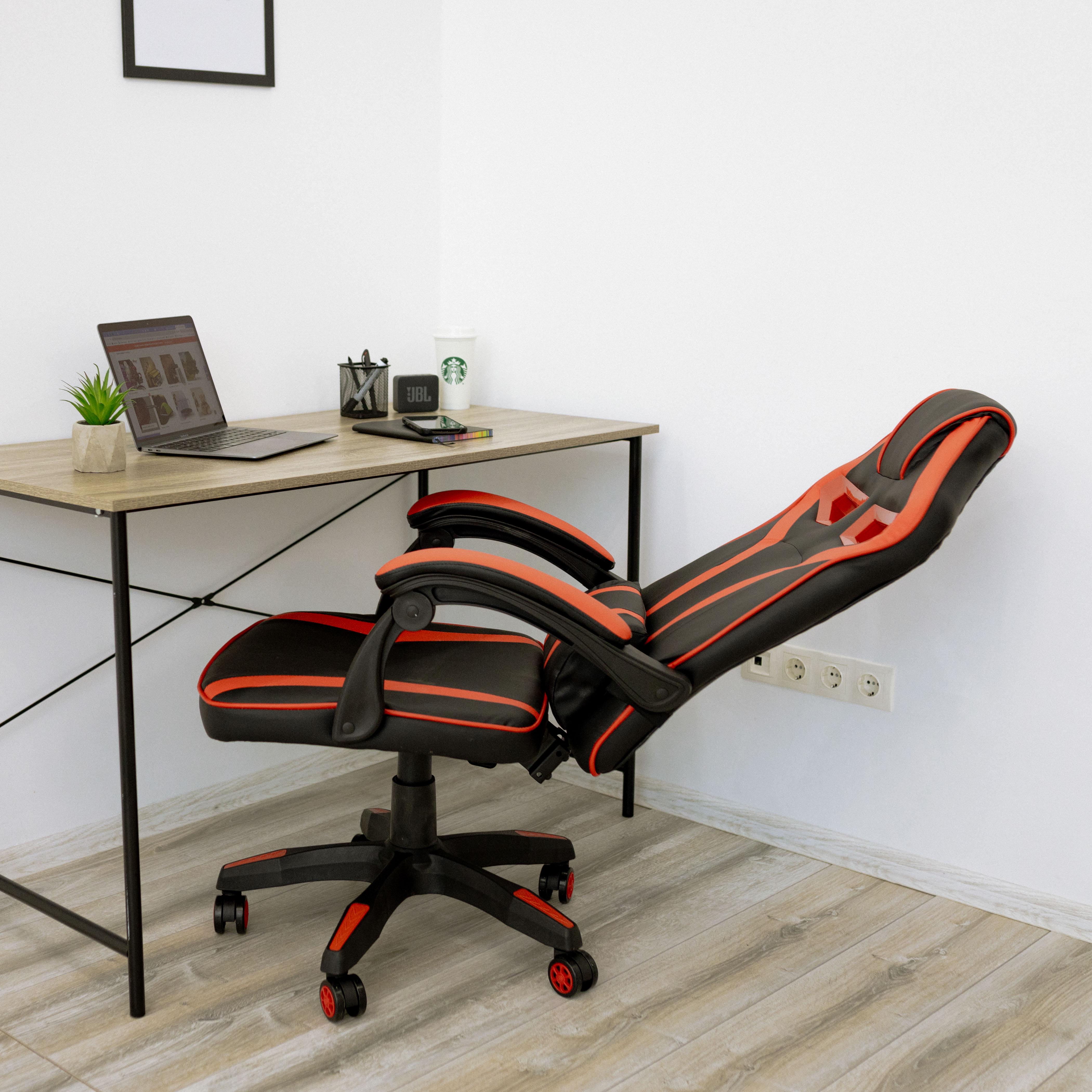 Крісло комп'ютерне геймерське 4Points NT з подушками для дома та офісу Червоний (40017) - фото 5 Крісло комп'ютерне геймерське 4Points NT з подушками для дома та офісу Червоний (40017) - фото 5