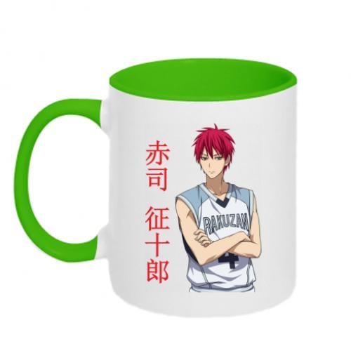 Кружка двухцветная Akashi Seijuro 320 мл Белый с салатовым (15172063-37-190452)