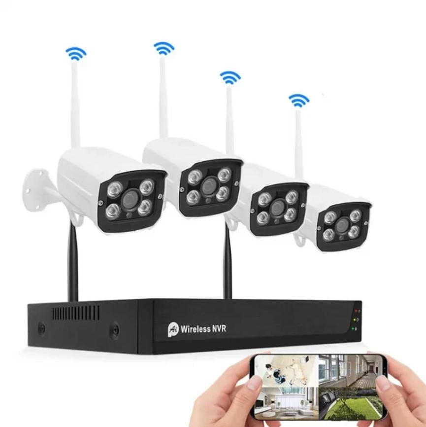 Комплект відеоспостереження на 4 камери з реєстратором NVR KIT 601 Wi-Fi 4CH (18883850) - фото 3