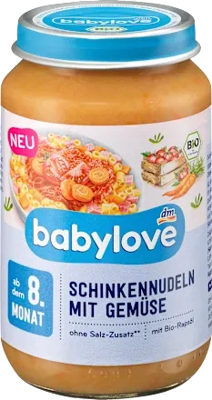 Макарони з шинкою та овочами для дітейBabylove з 8 місяців 220 г (2745688386) - фото 4 Макарони з шинкою та овочами для дітейBabylove з 8 місяців 220 г (2745688386) - фото 4