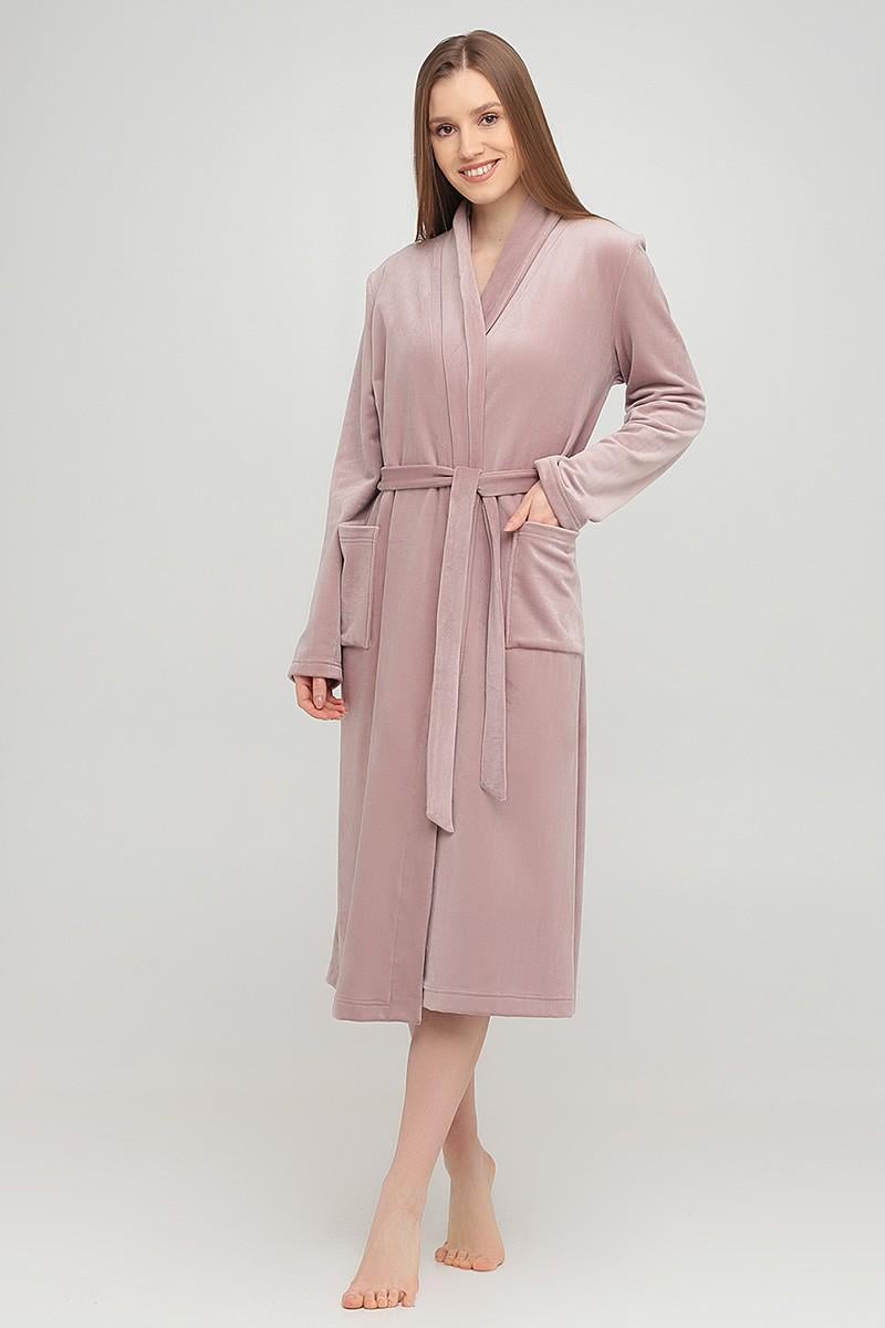 Халат Fleri р. 44 M Пудровый (75681)