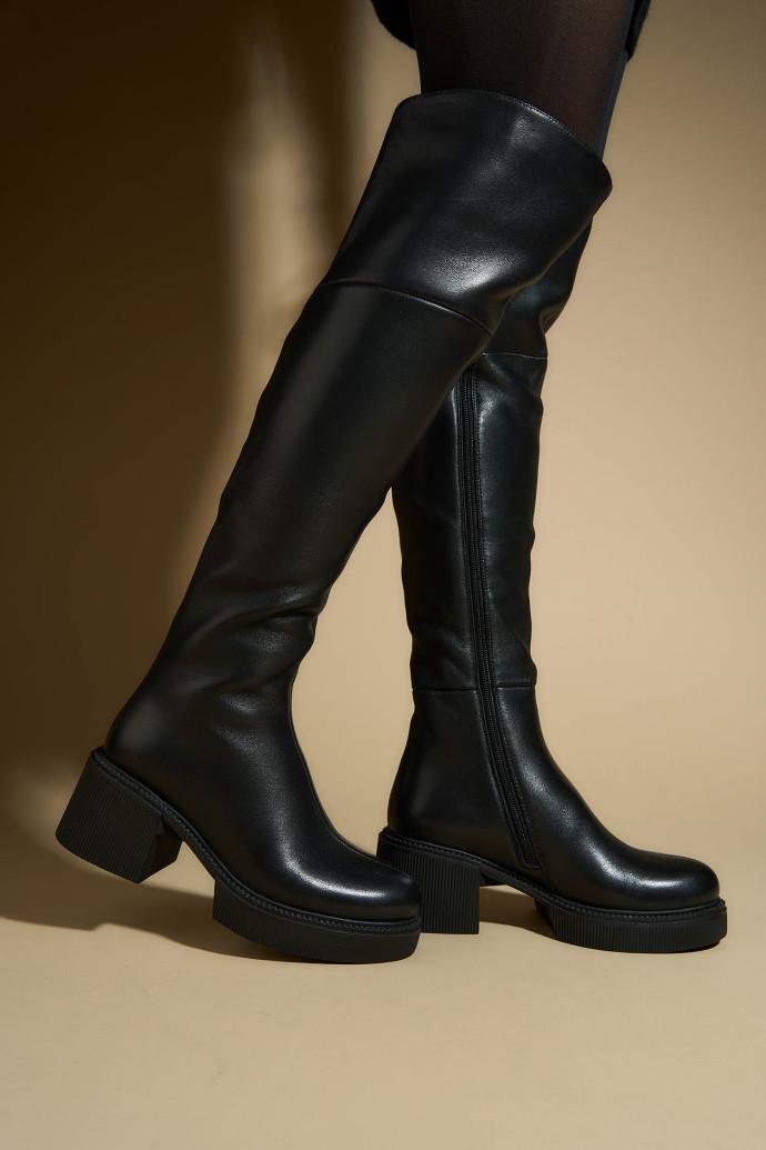 Ботфорты Fabio Monelli р. 40 Черный (178134)