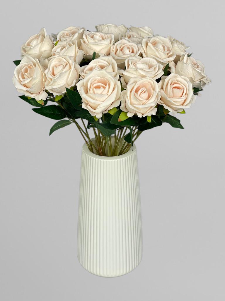 Роза на стеле 51 см Пудровый (К02080) - фото 2 Роза на стеле 51 см Пудровый (К02080) - фото 2