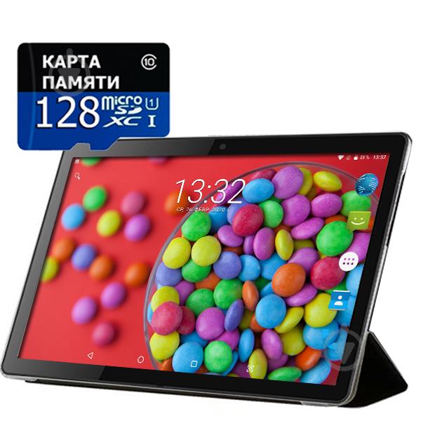 Планшет-телефон Adronix X1001 Matte Black LTE 2/32GB + Чохол-книжка + Карта пам'яті 128GB - фото 2