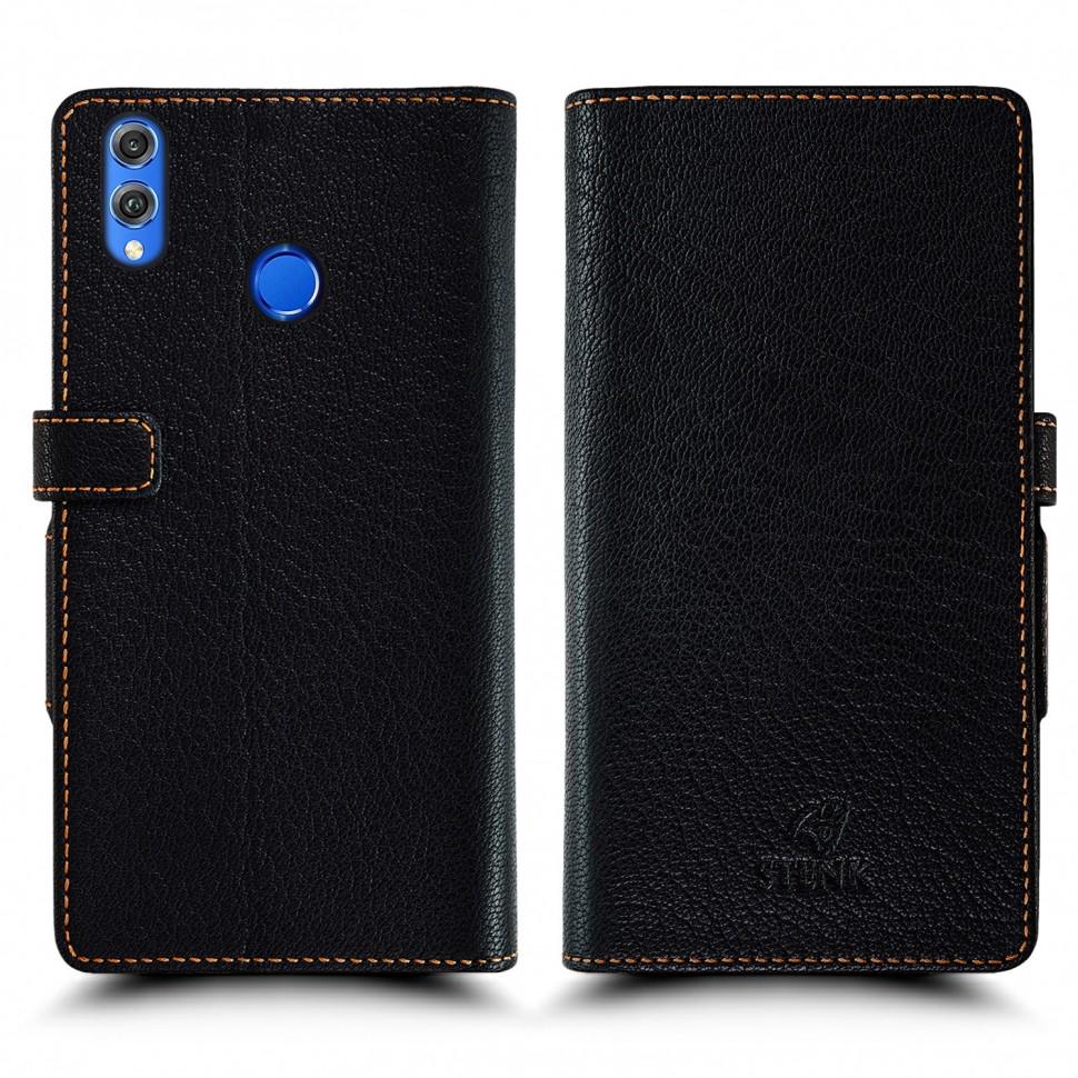 Чехол книжка Stenk Wallet для Huawei Honor 8X Черный (62480)